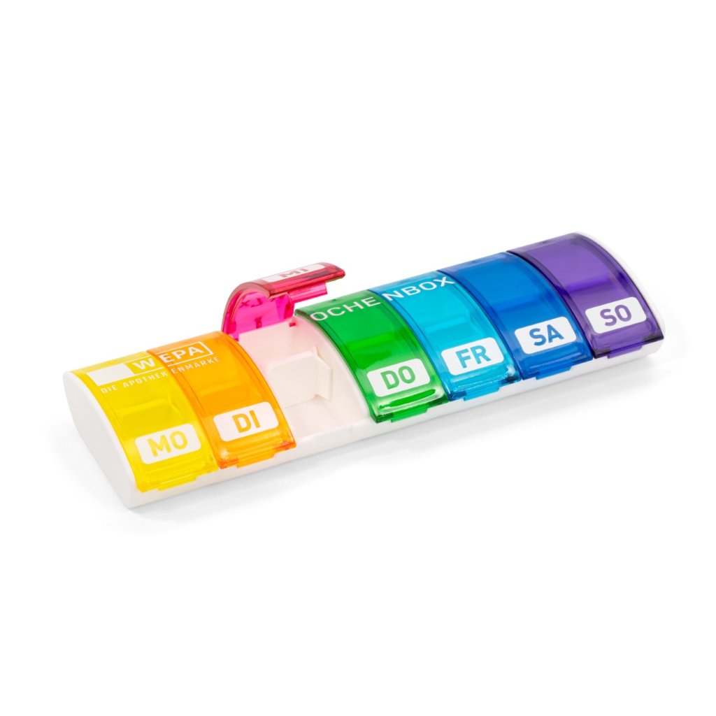 WEPA 1x7 Wochenbox "Regenbogen/UV-Schutz+"