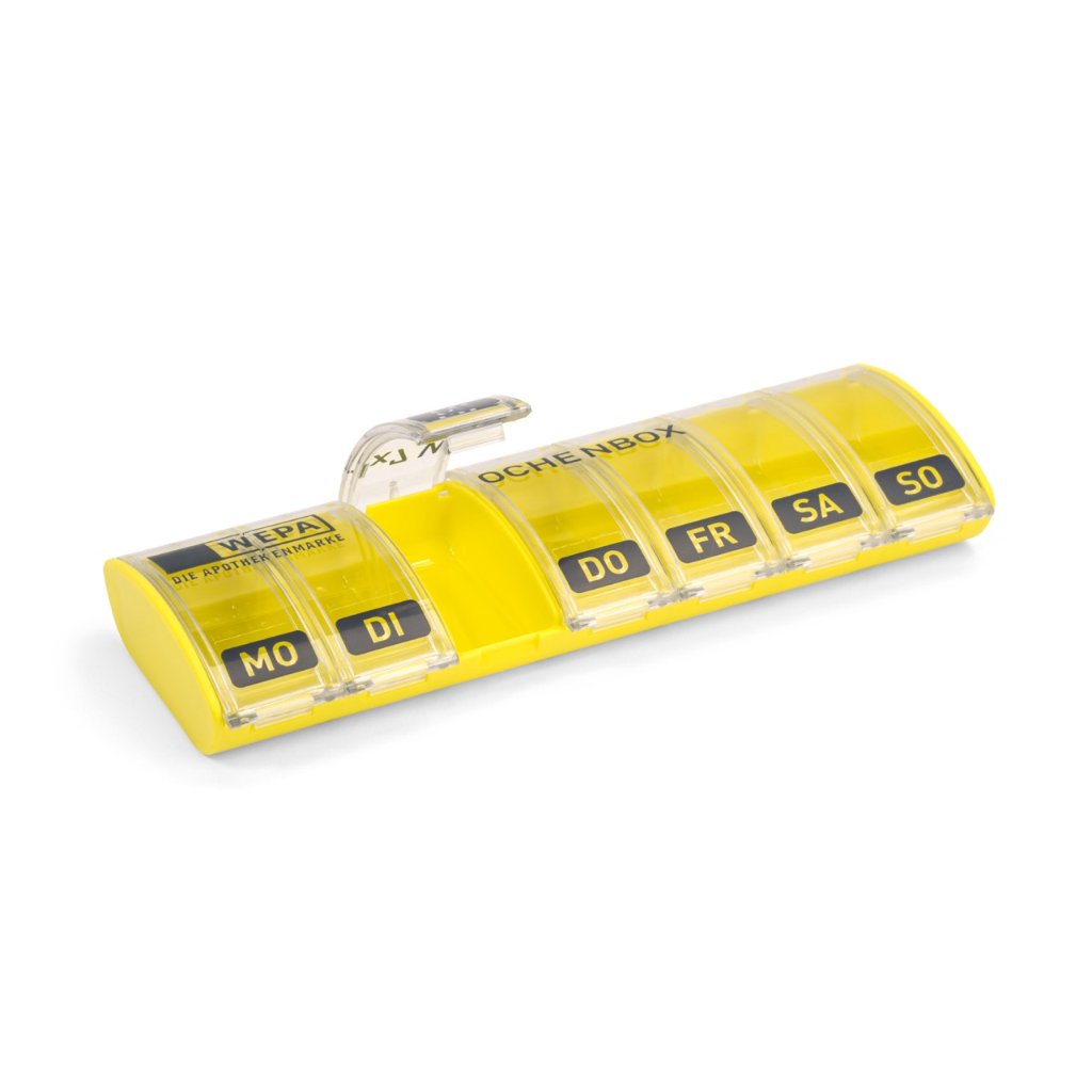 WEPA 1x7 Wochenbox "farbig sortiert/pastell"