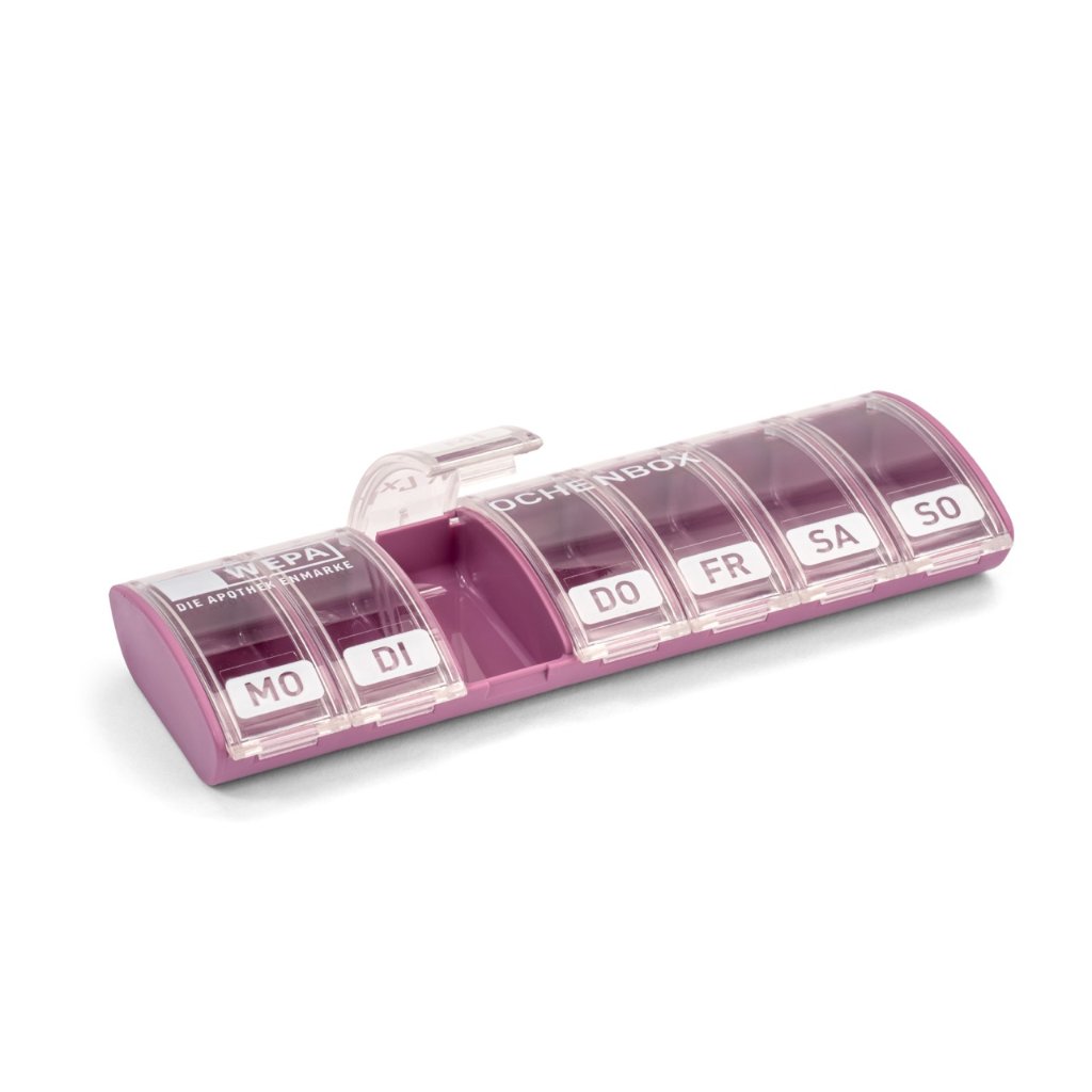 WEPA 1x7 Wochenbox "farbig sortiert/pastell"