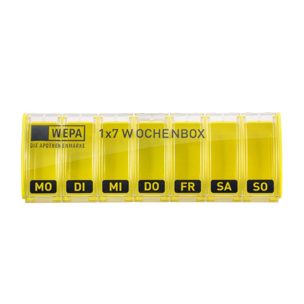 WEPA 1x7 Wochenbox "farbig sortiert/pastell"