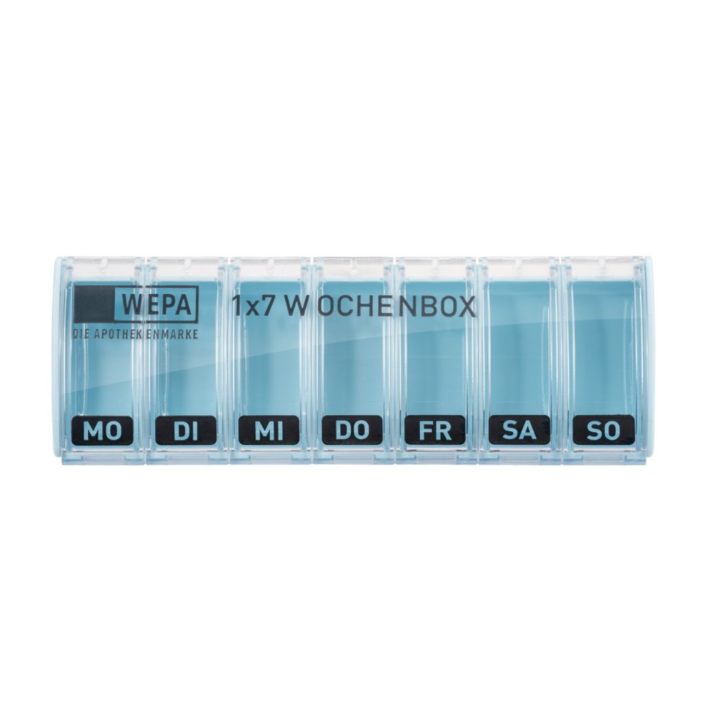 WEPA 1x7 Wochenbox "farbig sortiert/pastell"