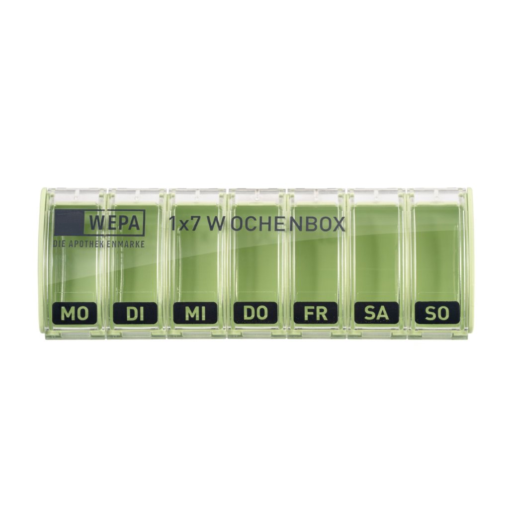 WEPA 1x7 Wochenbox "farbig sortiert/pastell"