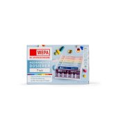 WEPA Medikamentendosierer 7 Tage Wochenmagazin "Regenbogen/UV-Schutz+"