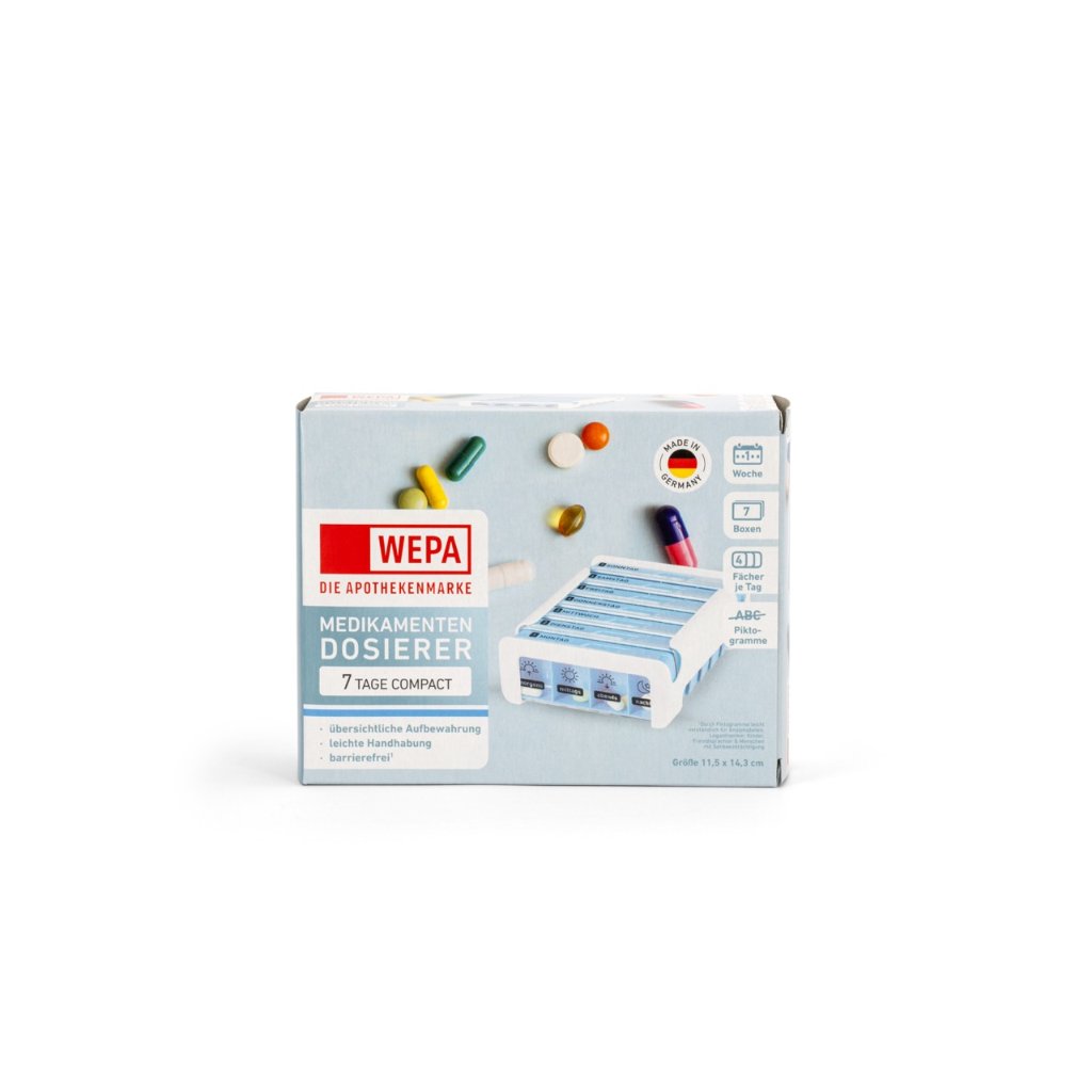 WEPA 7 Tage Compact Wochenmagazin "weiß/blau"