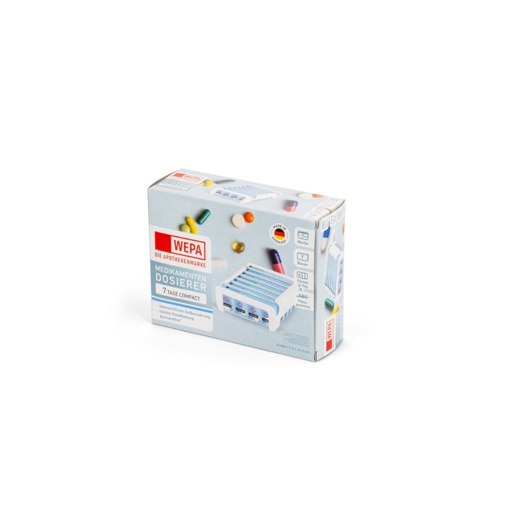 WEPA 7 Tage Compact Wochenmagazin "weiß/blau"