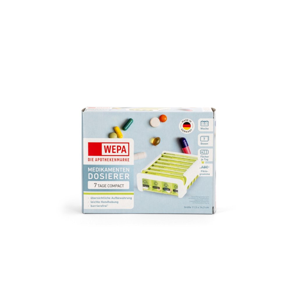 WEPA 7 Tage Compact Wochenmagazin "weiß/grün"