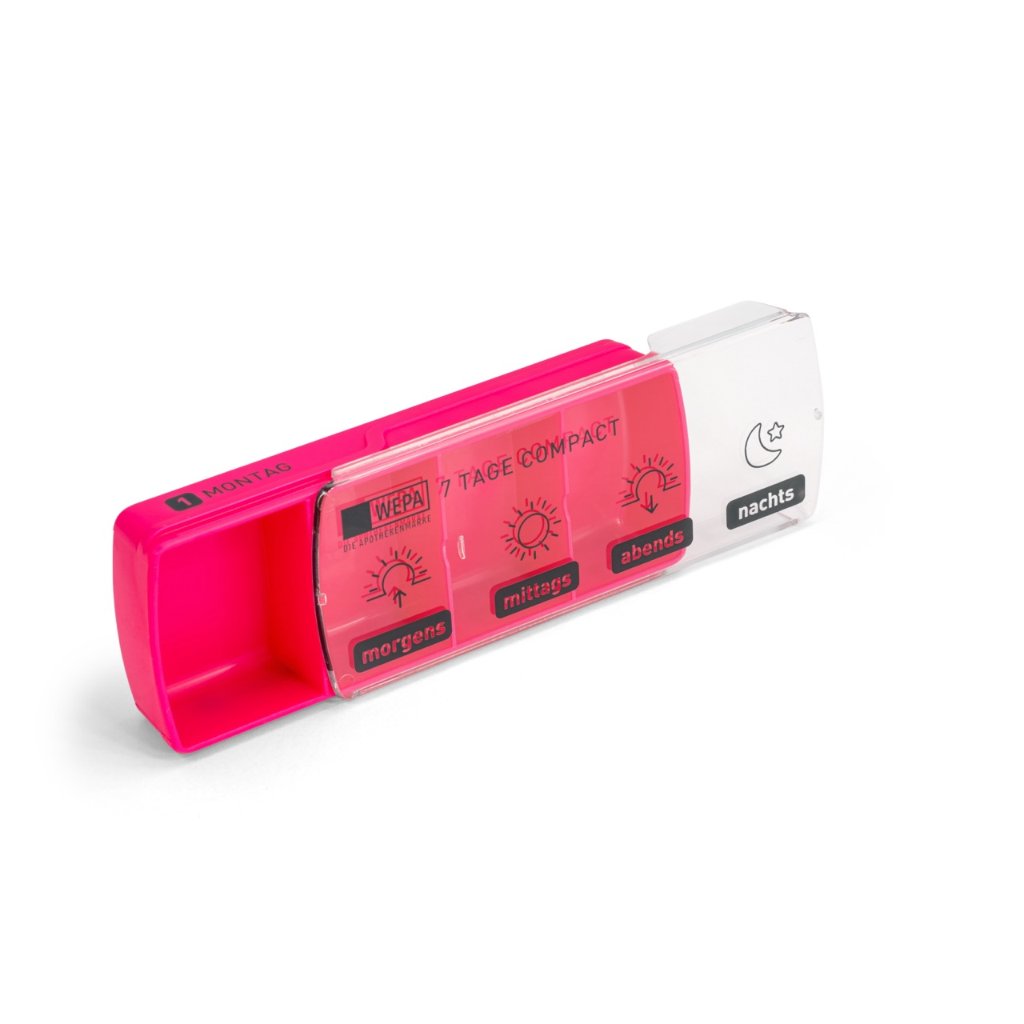 WEPA 7 Tage Compact Wochenmagazin "weiß/pink"