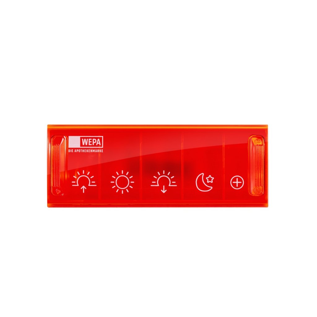 WEPA Tagesbox "farbig sortiert/Piktogramme"