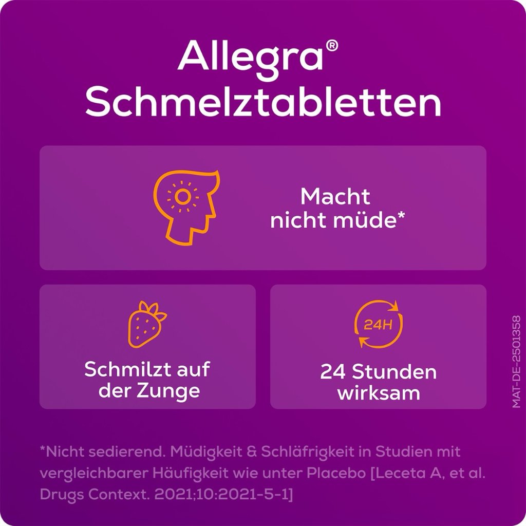 ALLEGRA Allergietabletten Kinder 10 mg Schmelztab.