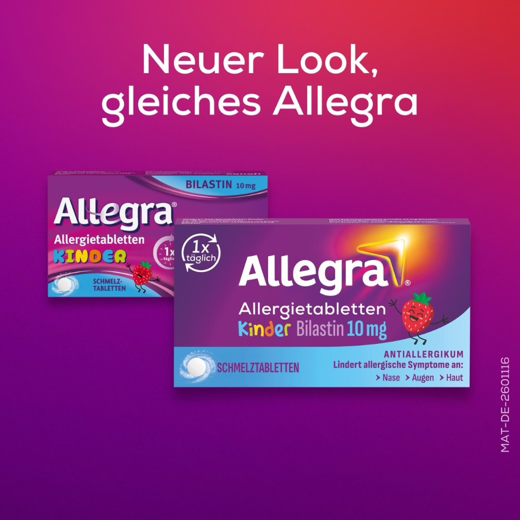ALLEGRA Allergietabletten Kinder 10 mg Schmelztab.