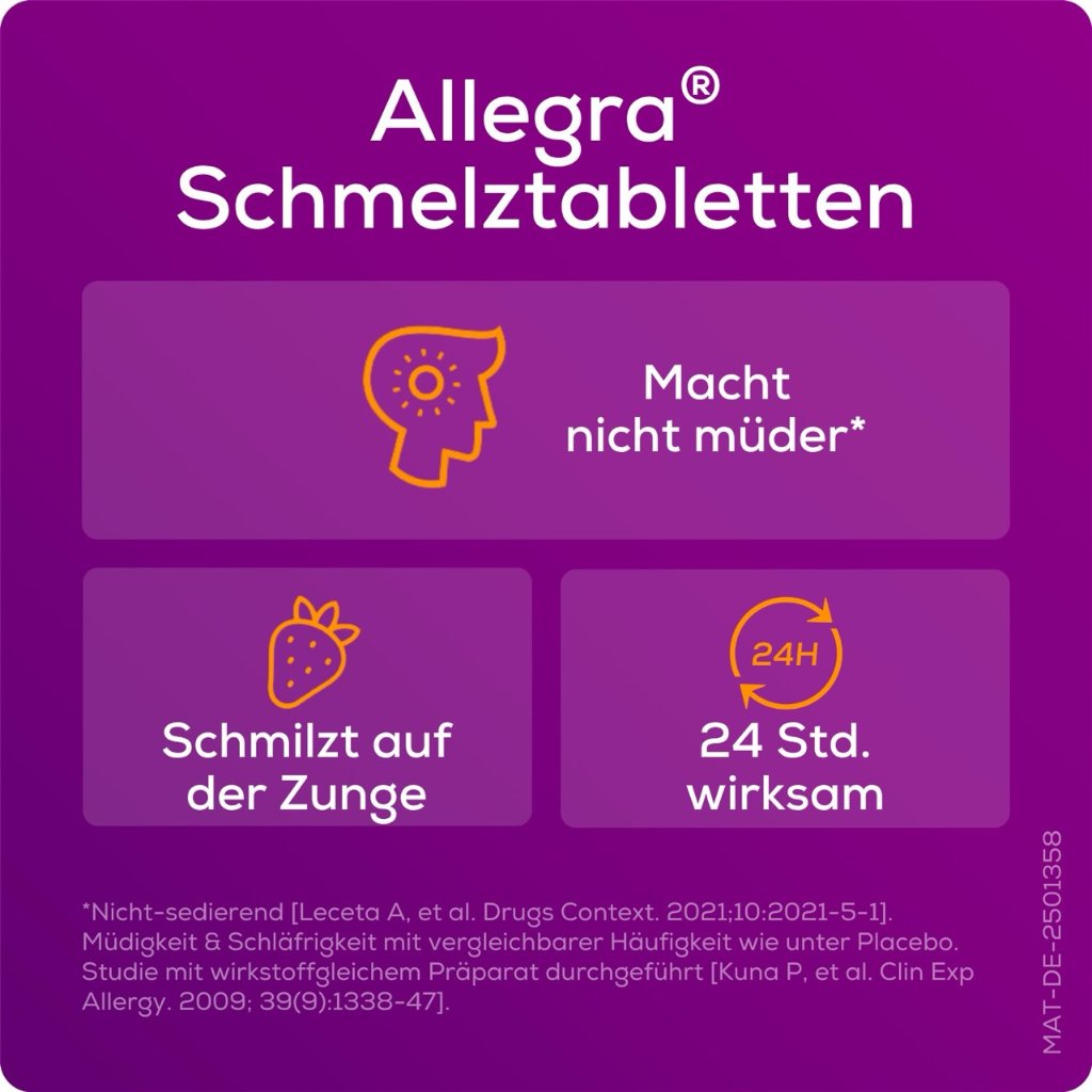 ALLEGRA Allergietabletten Kinder 10 mg Schmelztab.