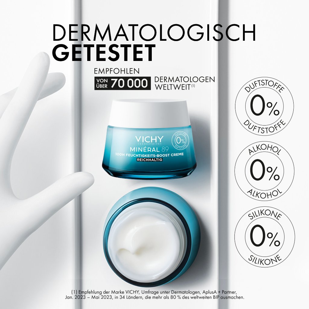 Vichy Minéral 89 100H Feuchtigkeits Creme