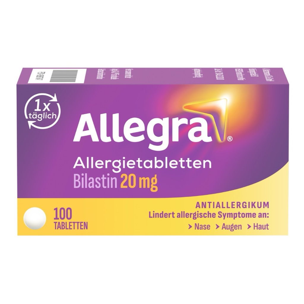 ALLEGRA Allergietabletten 100 Stk. Schnell bei Heuschnupfen