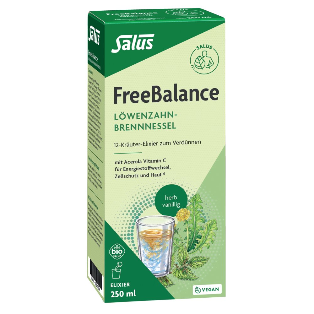 FREEBALANCE Löwenzahn-Brennnessel Elixier Bio