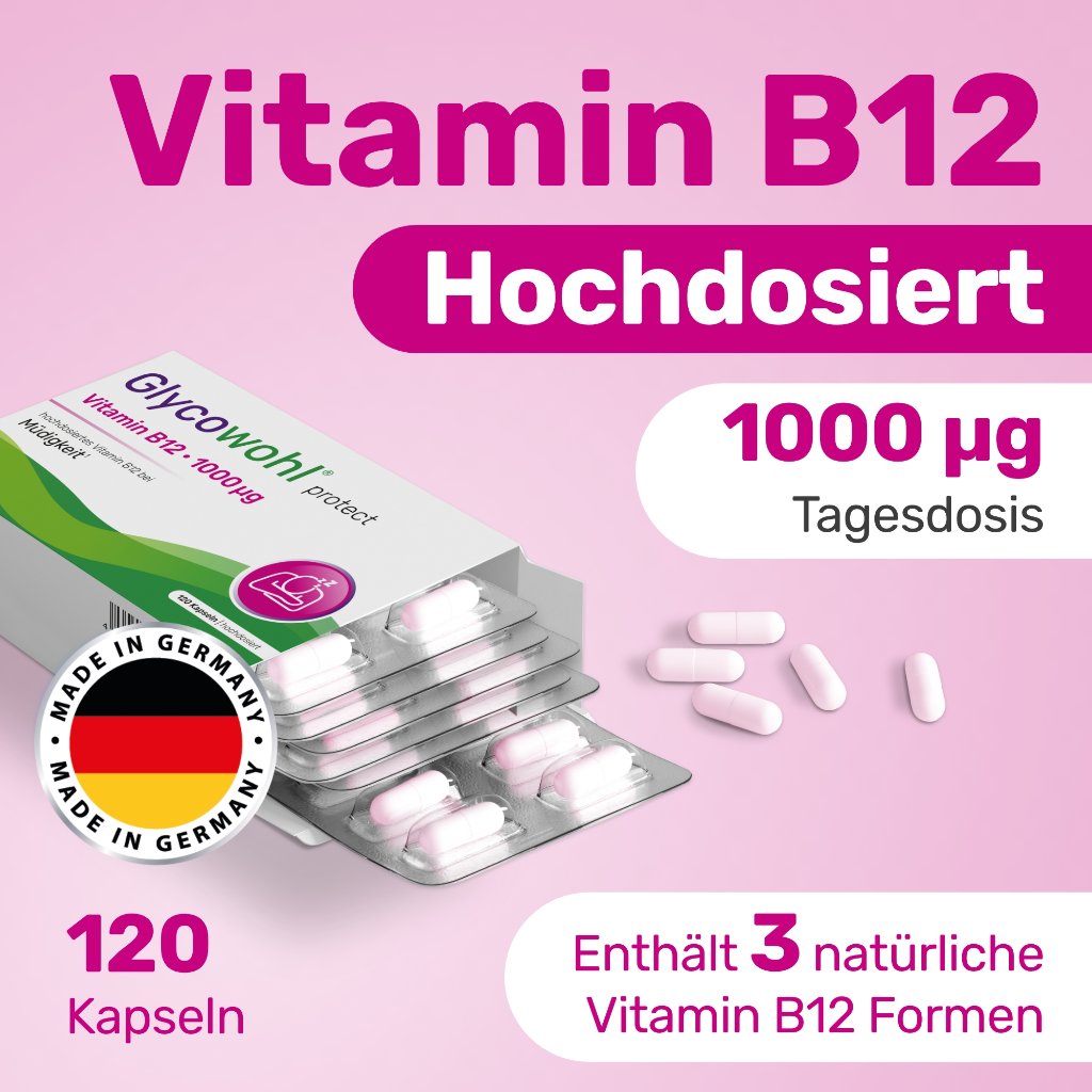 Glycowohl® Vitamin B12 1000 µg hochdosiert vegan