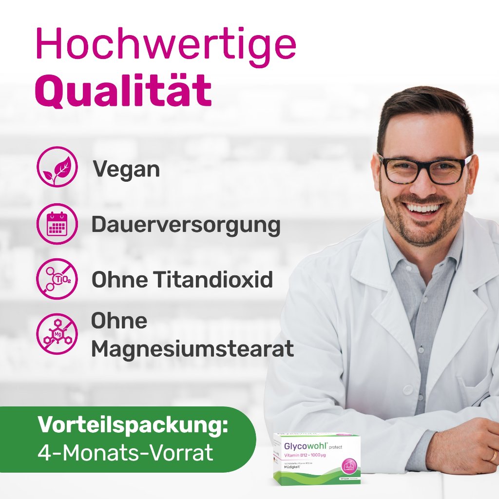 Glycowohl® Vitamin B12 1000 µg hochdosiert vegan