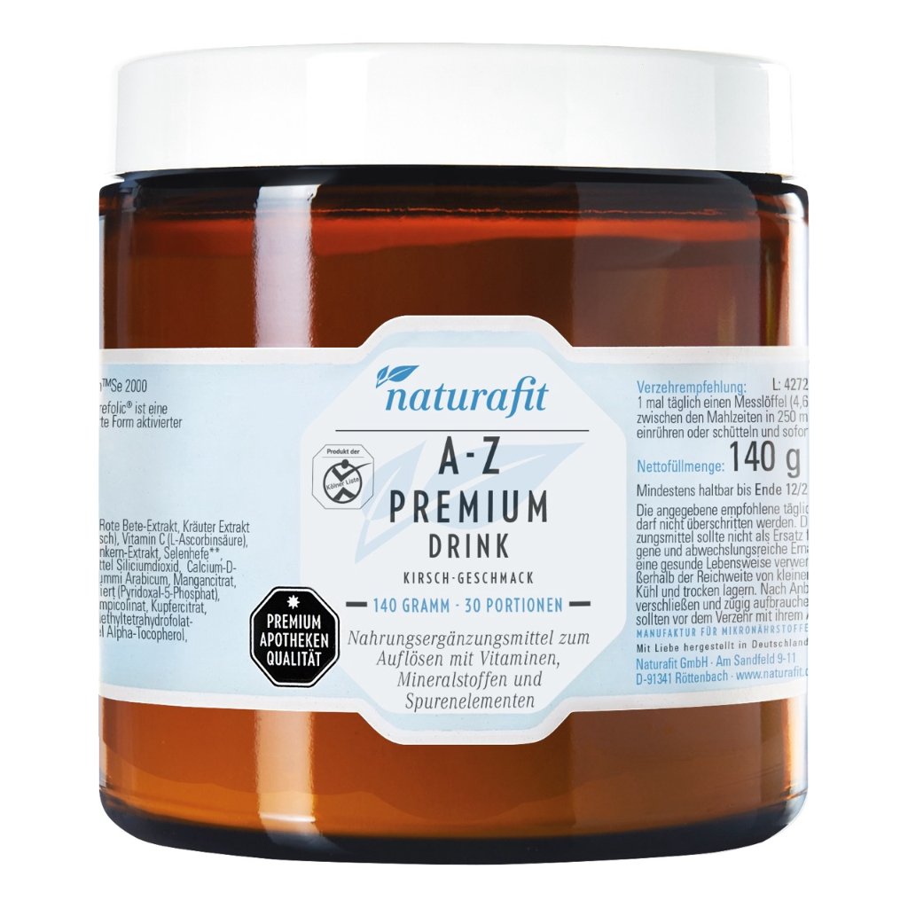 NATURAFIT A-Z Premium Drink Kirsche Pulver