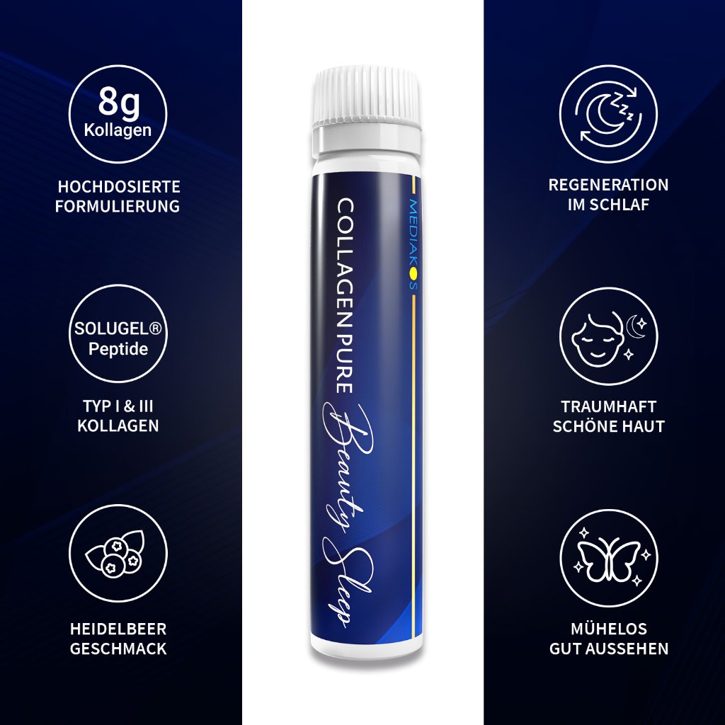 COLLAGEN PURE Beauty Sleep - Kollagen, Hyaluron & Melatonin