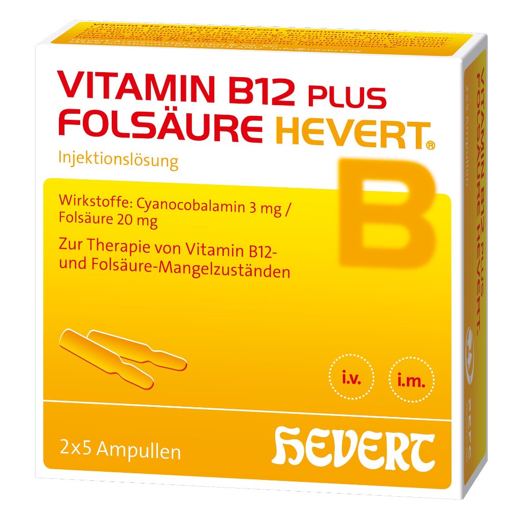 Vitamin B12 plus Folsäure Hevert
