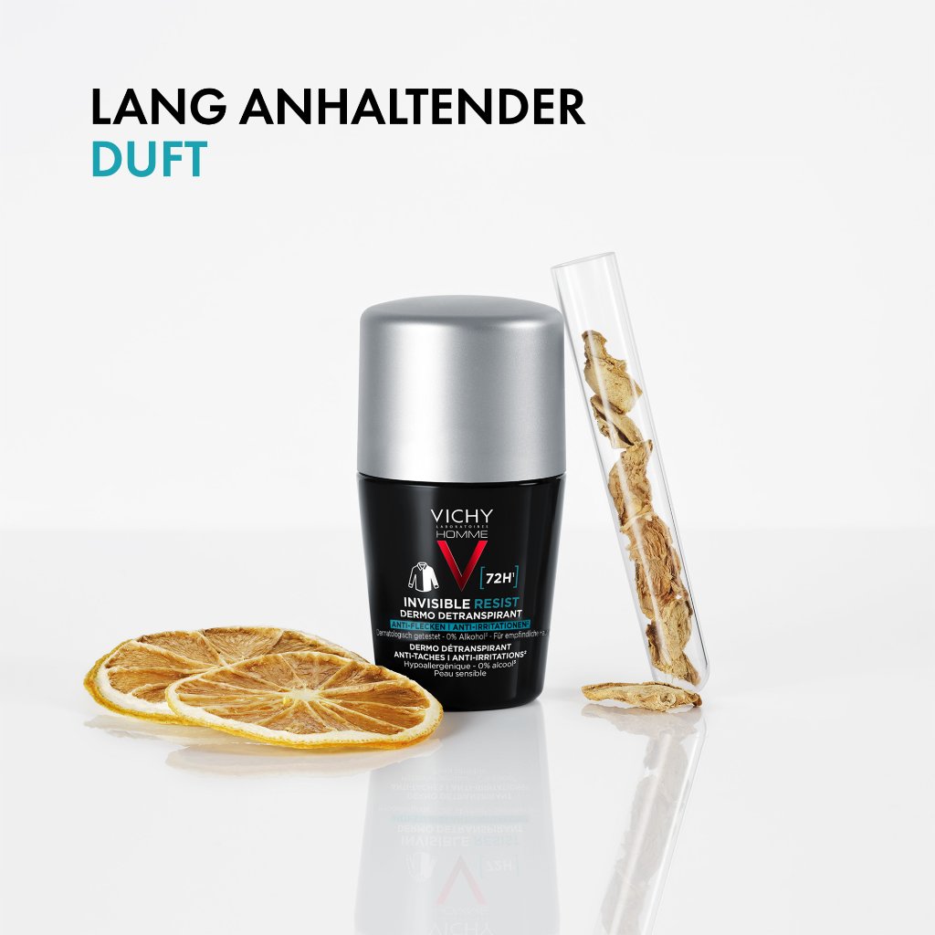 Vichy Homme Deo Roll-on 72h Anti-Flecken