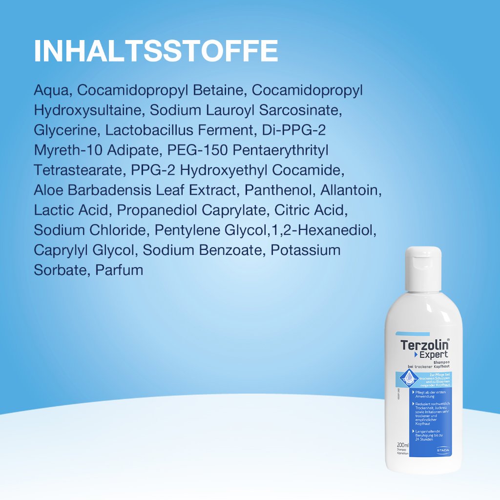 TERZOLIN Expert Shampoo bei trockener Kopfhaut