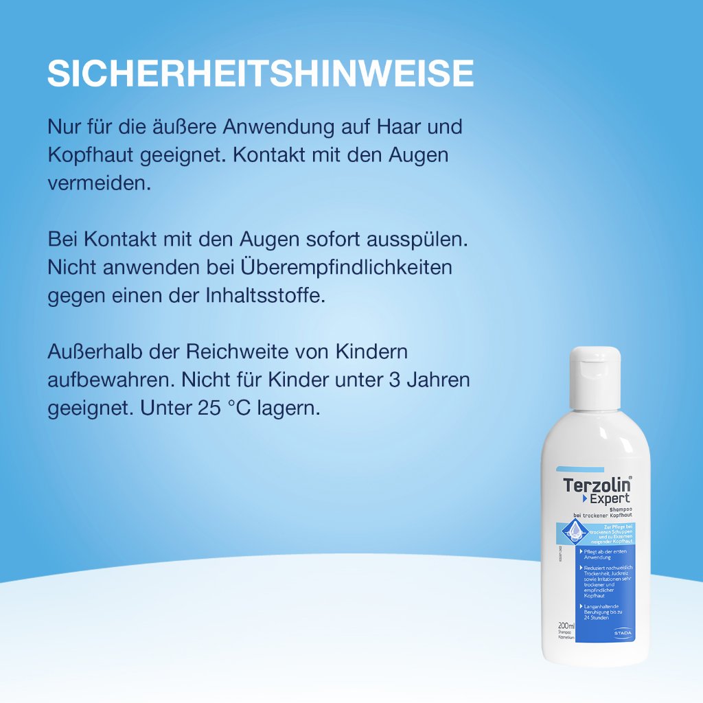 TERZOLIN Expert Shampoo bei trockener Kopfhaut
