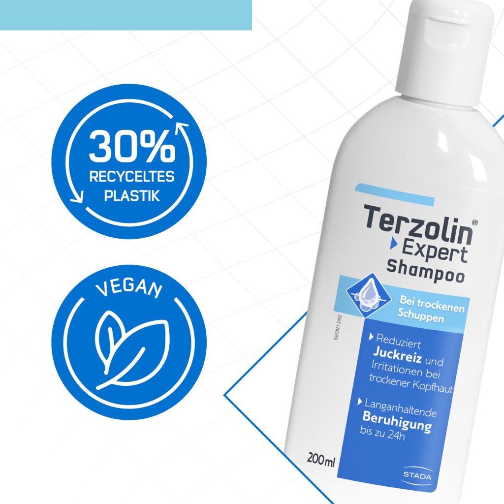 TERZOLIN Expert Shampoo bei trockener Kopfhaut