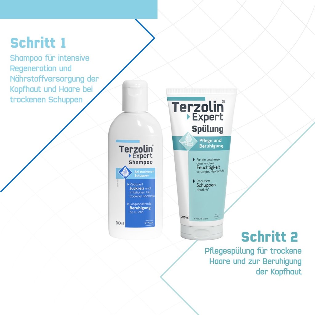 TERZOLIN Expert Shampoo bei trockener Kopfhaut