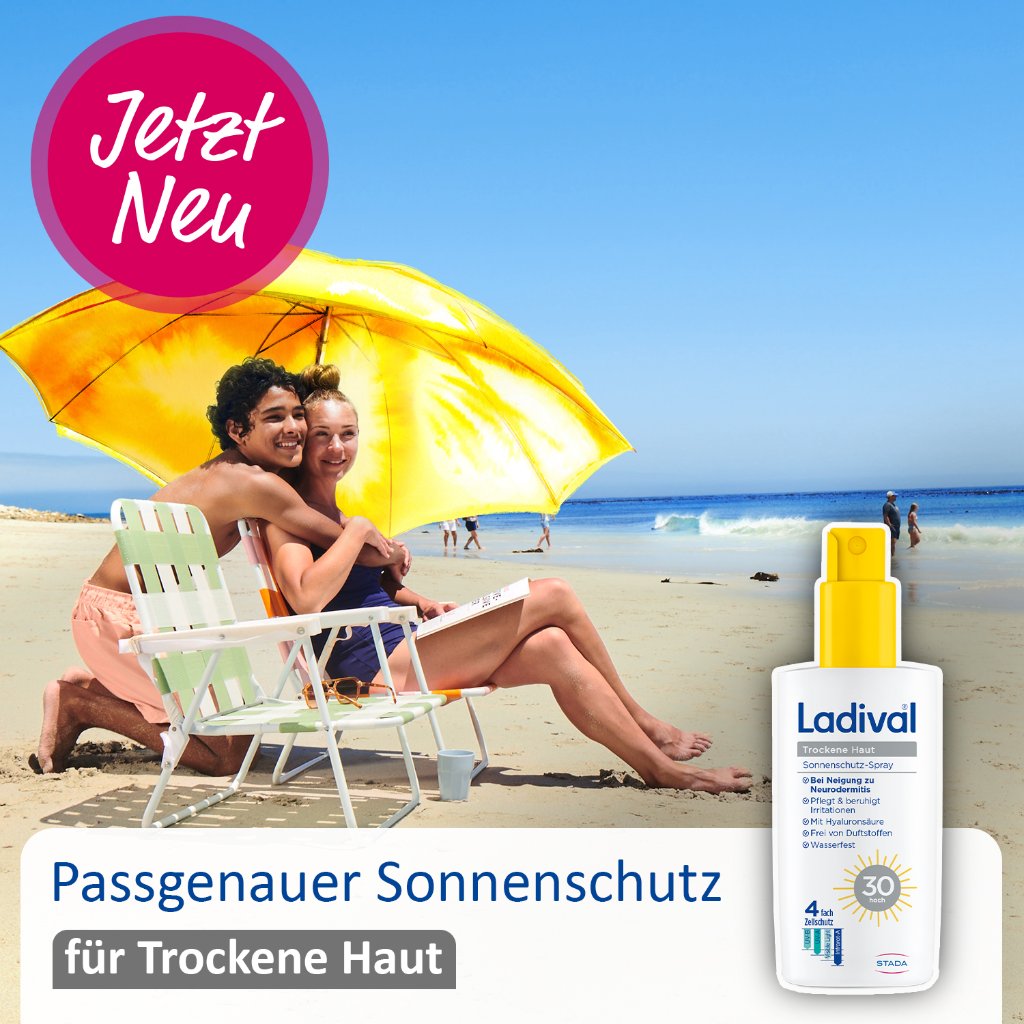 LADIVAL trockene Haut Sonnenschutz-Spray LSF 30