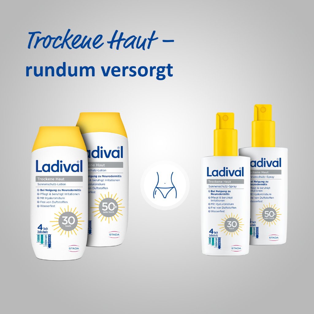 LADIVAL trockene Haut Sonnenschutz-Spray LSF 30