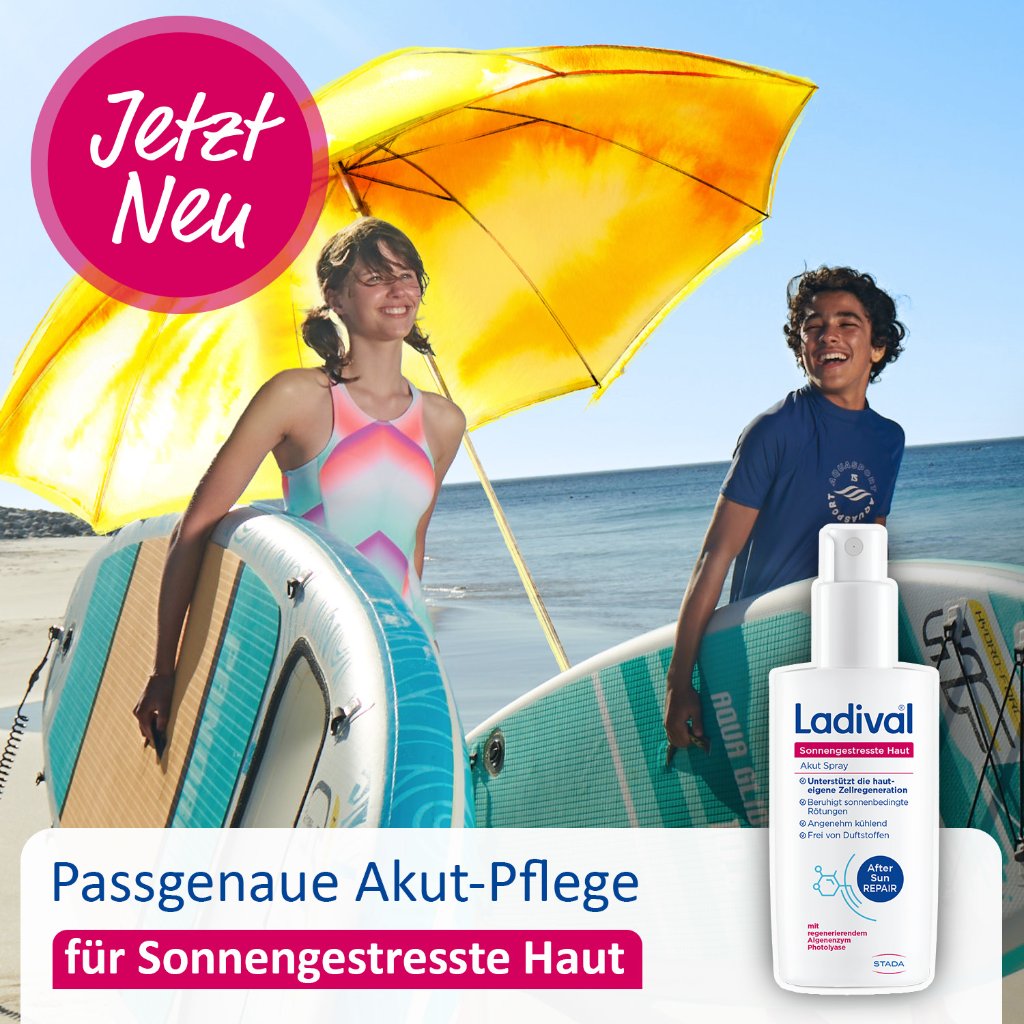 LADIVAL sonnengestresste Haut Akut Spray LSF 50+
