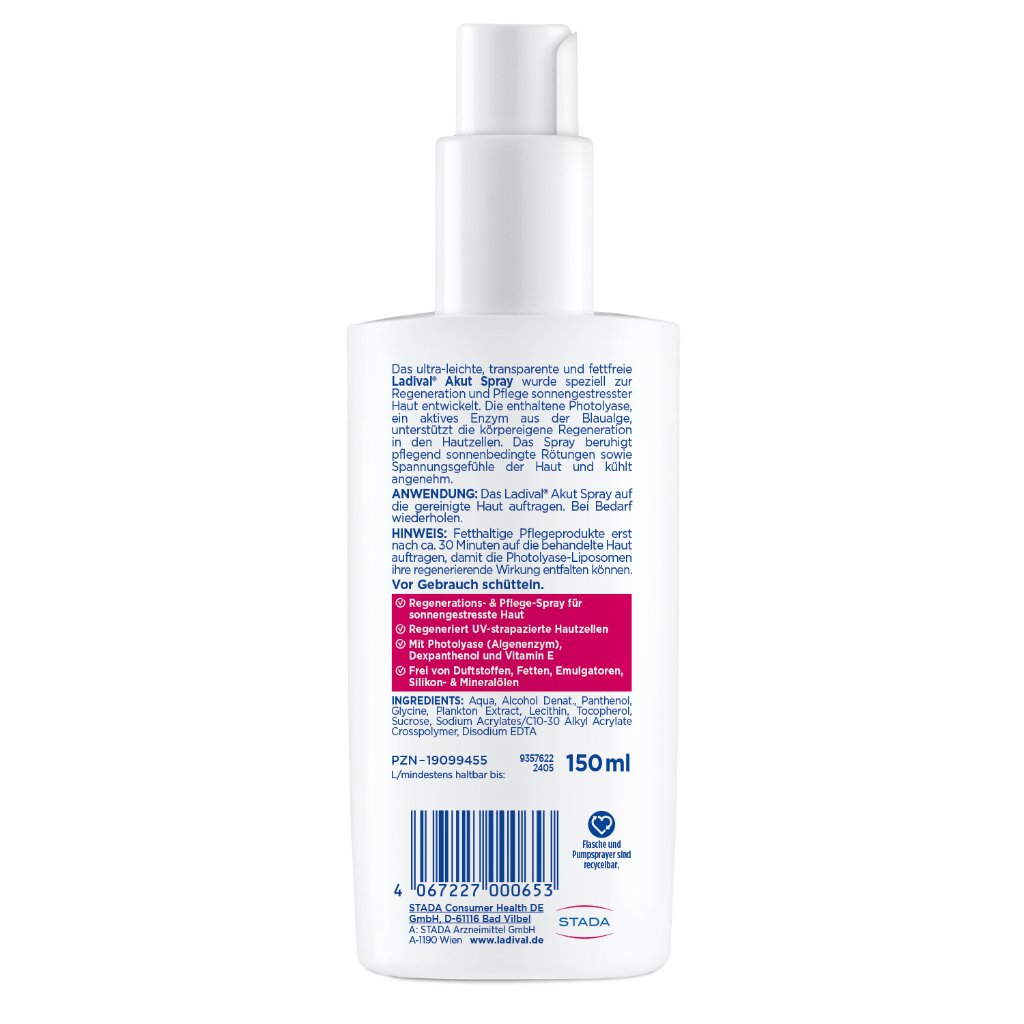 Ladival® Sonnengestresste Haut Akut Spray, After Sun Repair