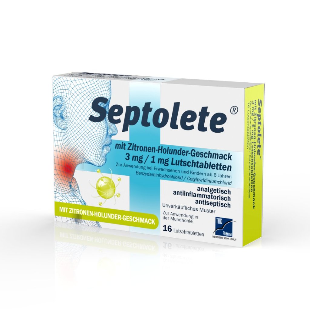 SEPTOLETE m.Zitronen-Holund.Geschm.3mg/1mg Lut.-T.