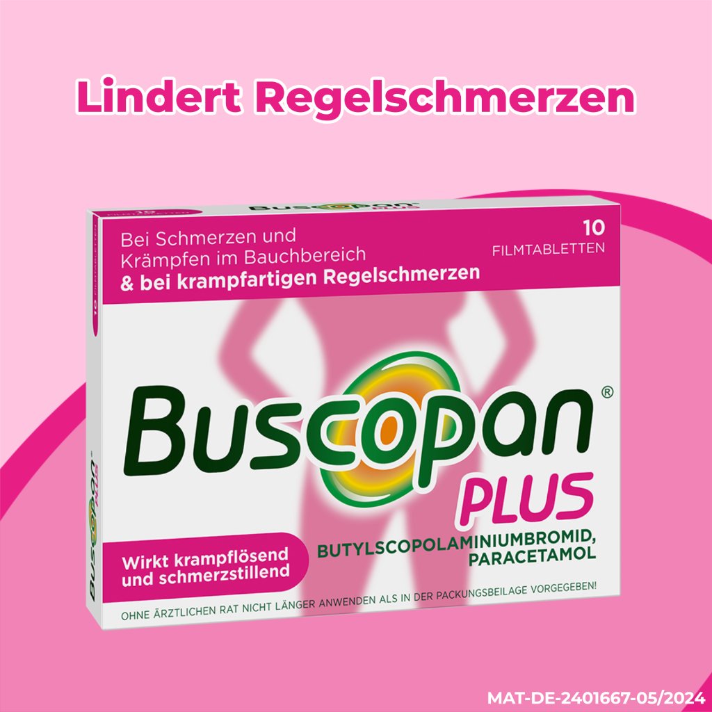 BUSCOPAN plus 10 mg/500 mg Filmtabletten