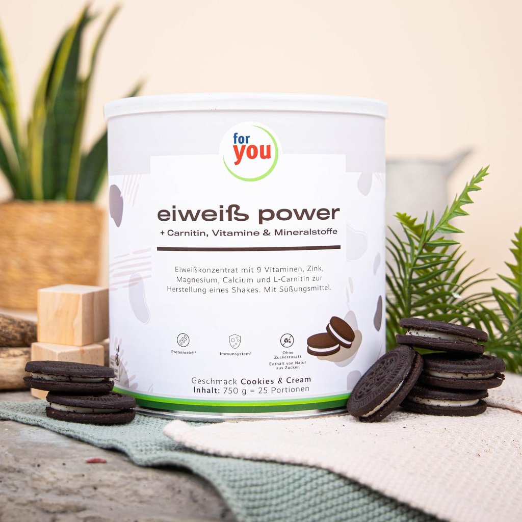 FOR YOU eiweiß power Cookies & Cream Pulver