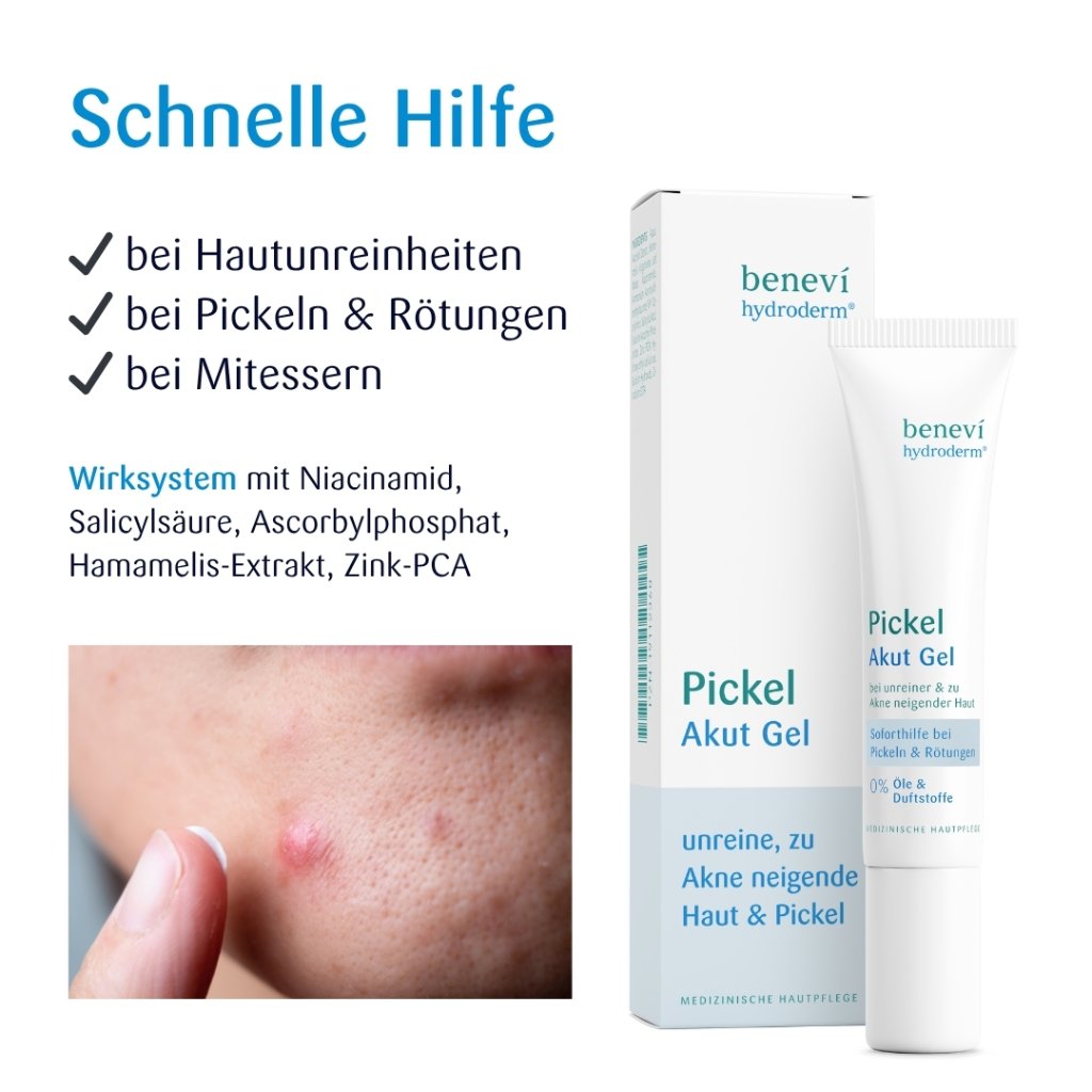 BENEVI Hydroderm Pickel Akut Gel