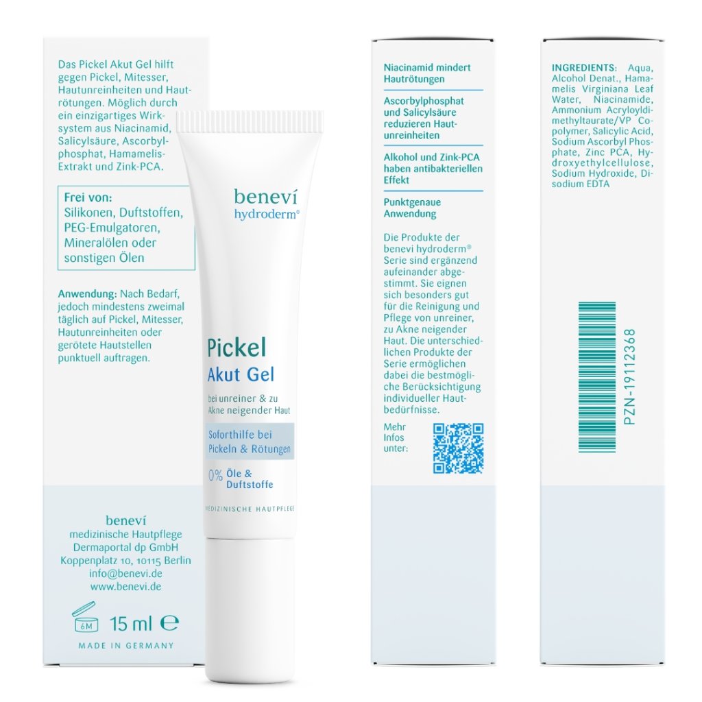 BENEVI Hydroderm Pickel Akut Gel