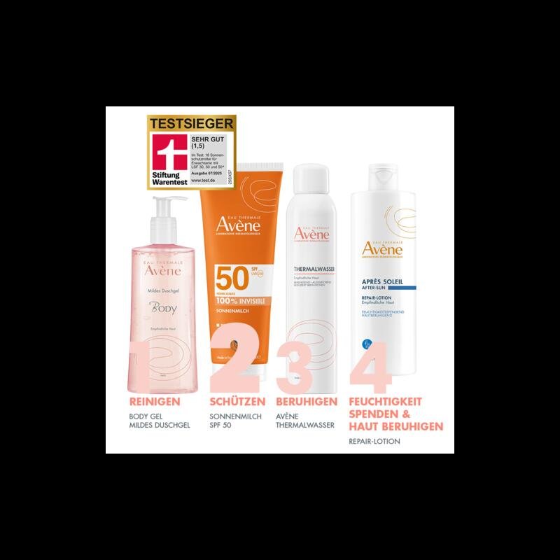 Avène Sonnenmilch SPF 50 - Stiftung Warentest Testsieger mit Bestnote* 