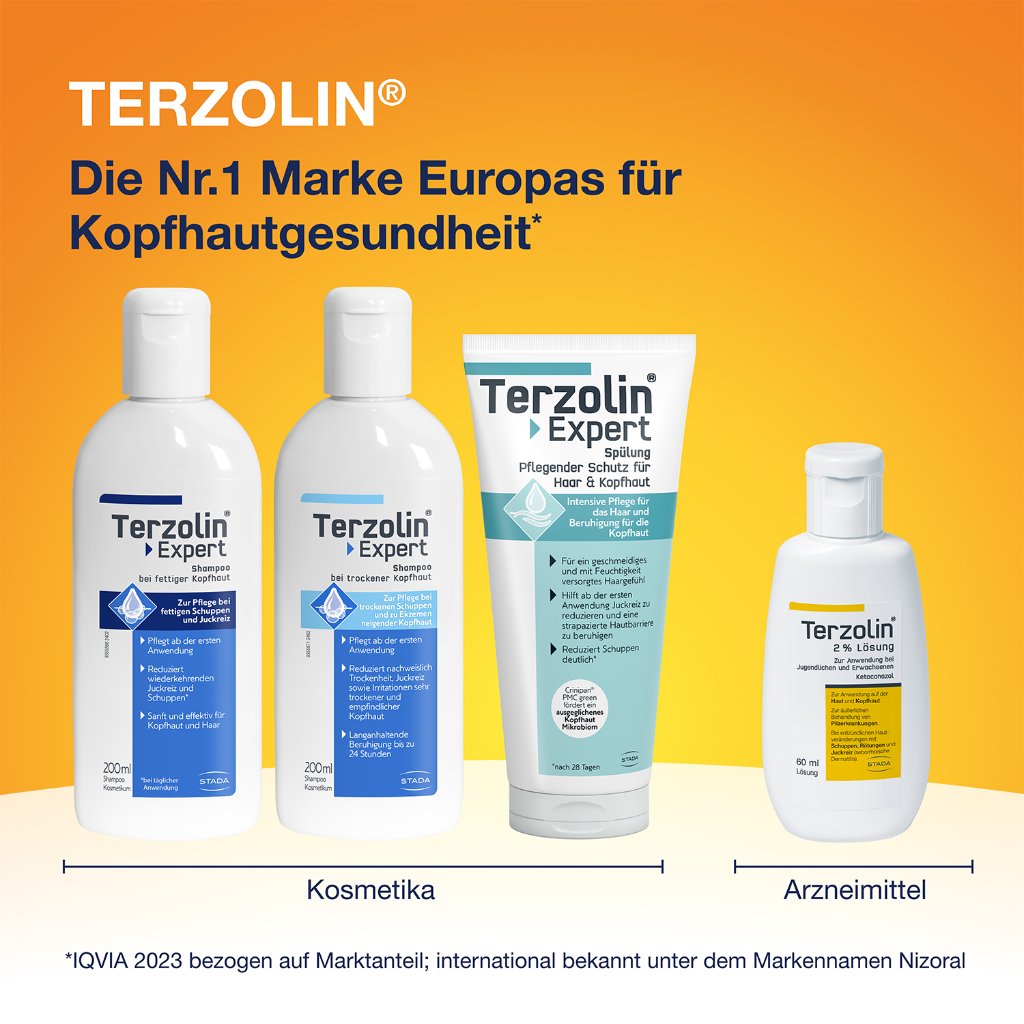 TERZOLIN Expert Shampoo bei fettiger Kopfhaut