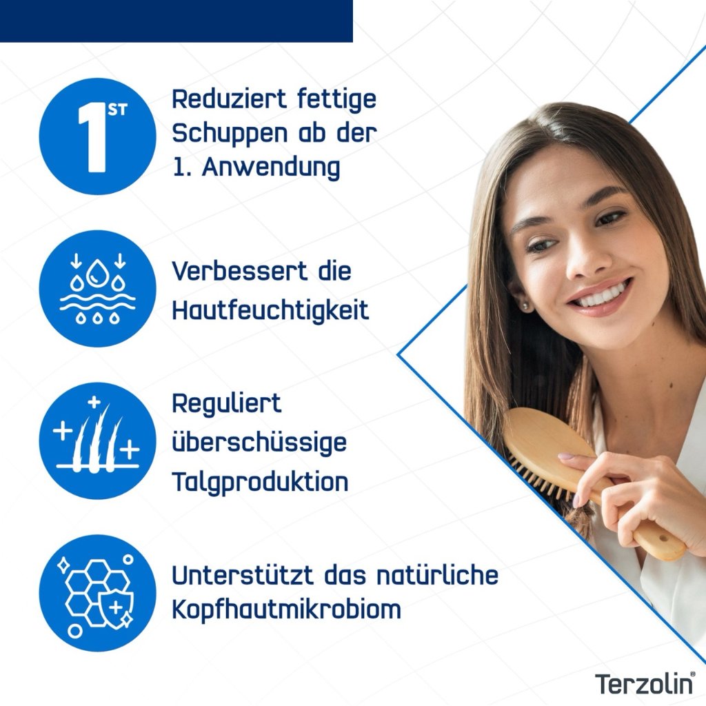 TERZOLIN Expert Shampoo bei fettiger Kopfhaut