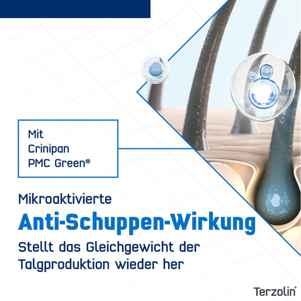 TERZOLIN Expert Shampoo bei fettiger Kopfhaut