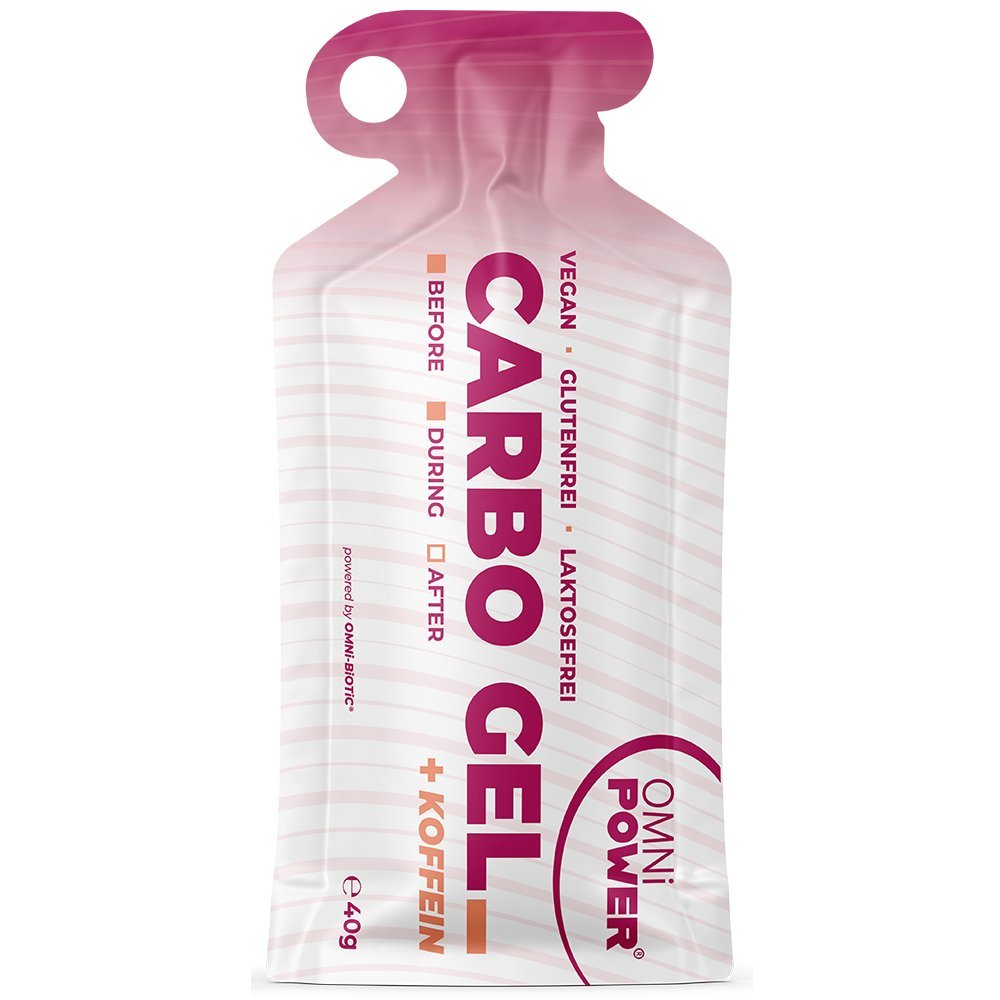 OMNi POWER CARBO GEL neutral mit Koffein, 40g