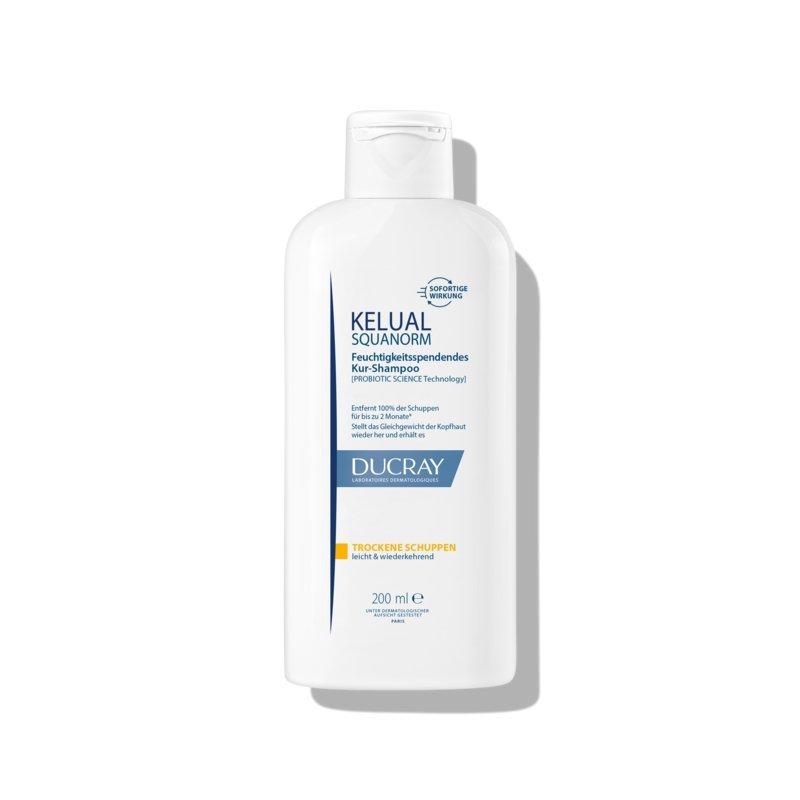 Ducray KELUAL SQUANORM Feuchtigkeitsspendendes Anti-Schuppen Shampoo Trockene Schuppen