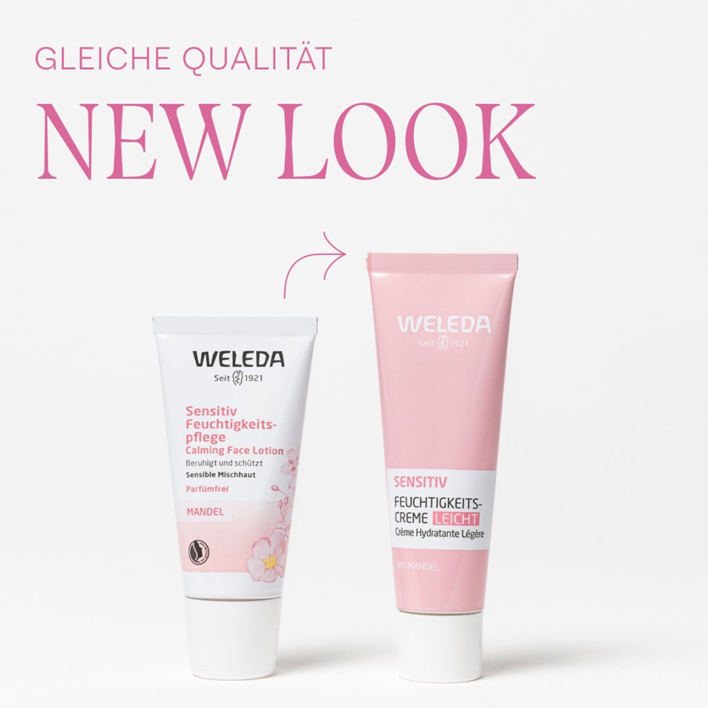WELEDA Sensitiv Feuchtigkeitscreme leicht Mandel