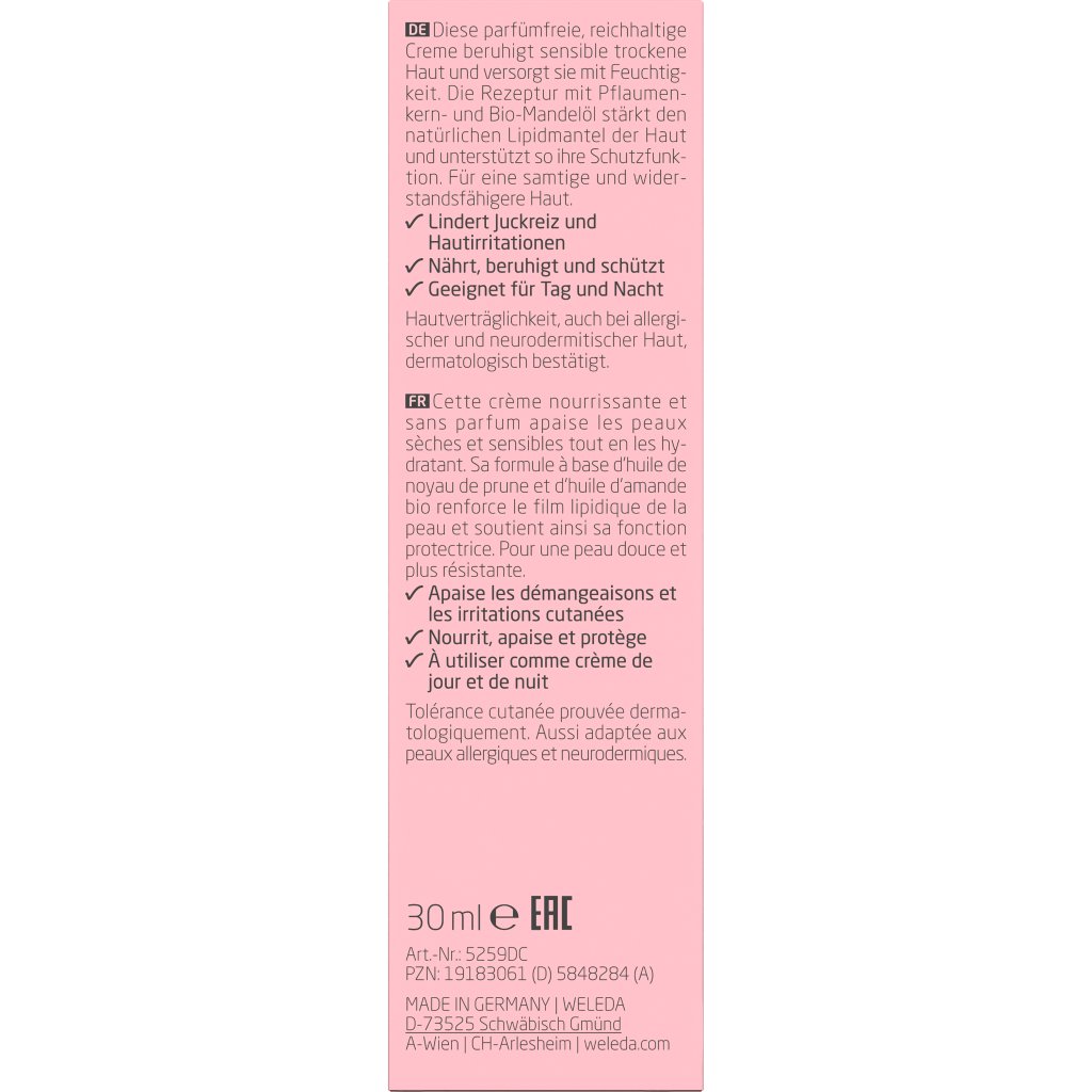 WELEDA Sensitiv Feuchtigkeitscreme Mandel