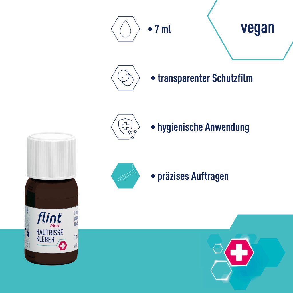 FLINT Med Hautrisse Kleber