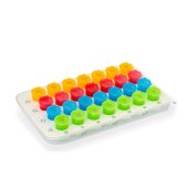 WEPA 7x4 Wochentablett bunt