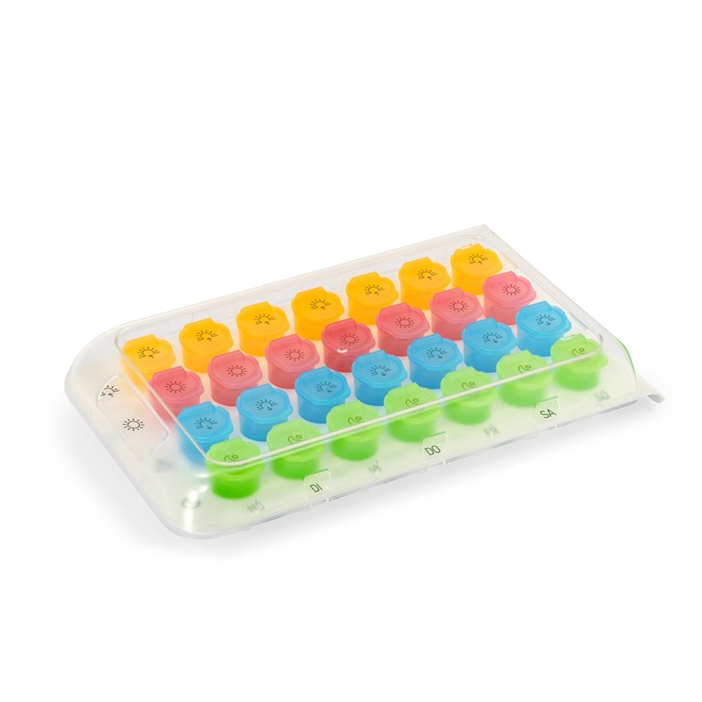 WEPA 7x4 Wochentablett bunt