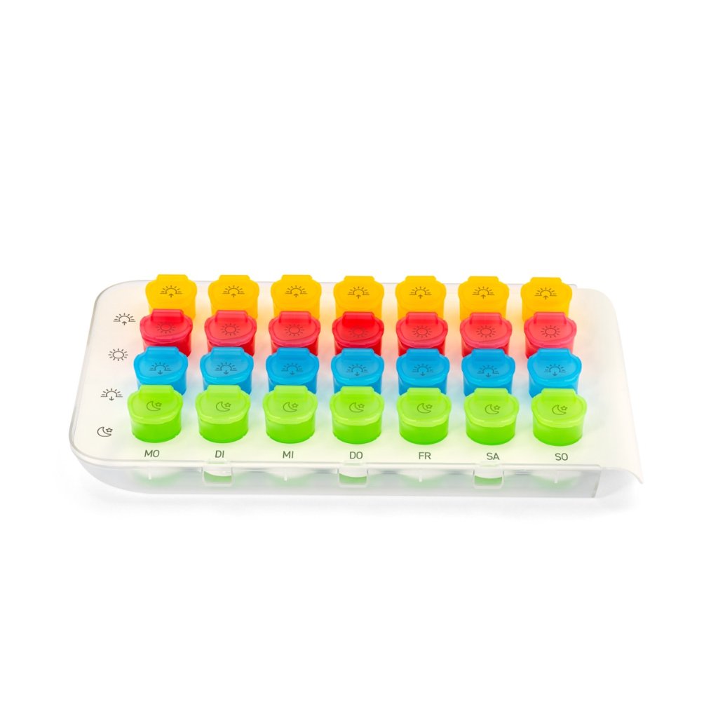 WEPA 7x4 Wochentablett bunt