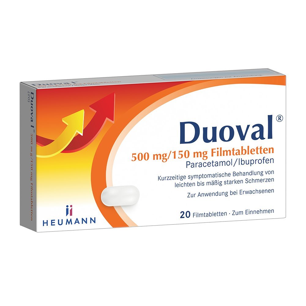 DUOVAL 500 mg/150 mg Filmtabletten